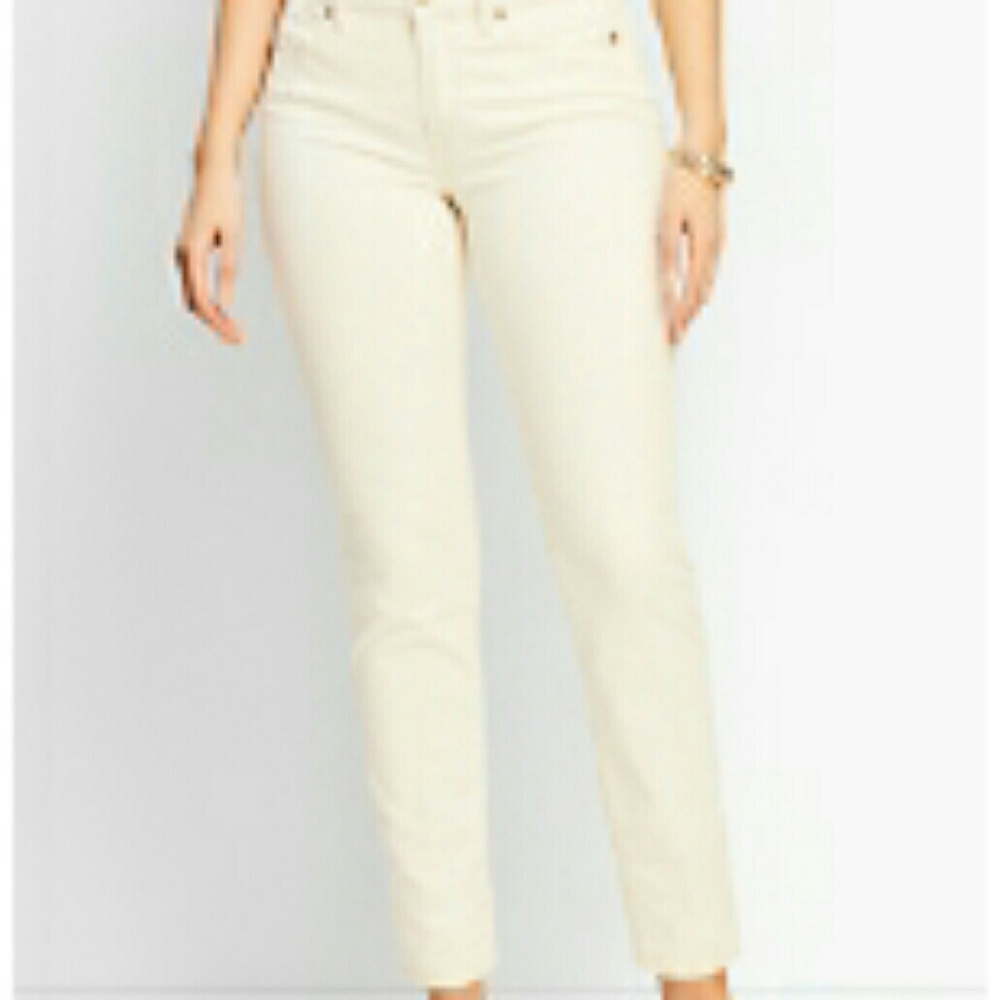 NWT Talbots flawless five pocket jeans slim ankle